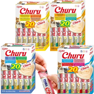 Inaba Churu Variety Przysmak dla Kota Mus Sosik 4x20szt