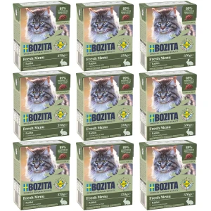 BOZITA Karma Mokra dla Kota Królik w Galarecie ZESTAW 9x370g