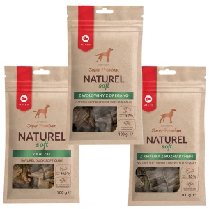 Maced Przysmak dla Psa Smakołyki Mix Smaków Naturel Soft Smaczki 3x100g