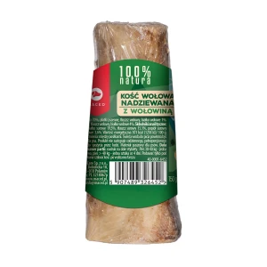 Maced 100% Natura Kość Nadziewana Wołowiną Naturalny Przysmak dla Psa 150g
