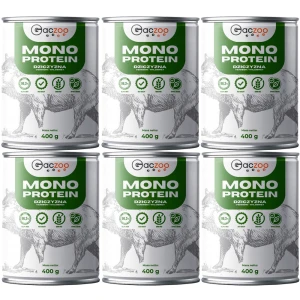 Gaczoo MONO Protein karma mokra dla psa Dzik 6x400g