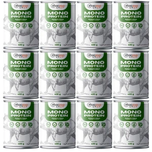 Gaczoo MONO Protein karma mokra dla psa Dzik 12x400g