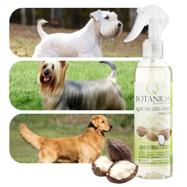Botaniqa Love Me Long Spray odżywka antystatyczna dla psów długowłosych 250 ml