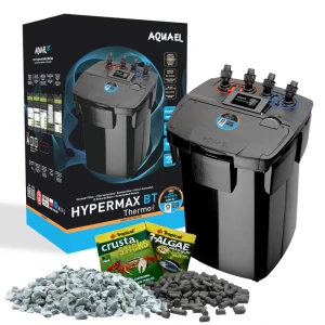 AQUAEL Hypermax BT Thermo Filtr kubełkowy z grzałką do akwarium 200-1500l + gratis