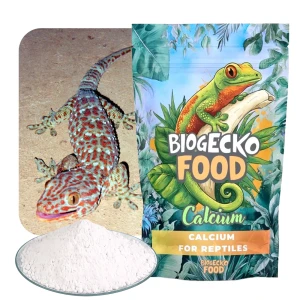 BioGecko Food Wapno dla Gadów Płazów i Ślimaków bez D3 50g