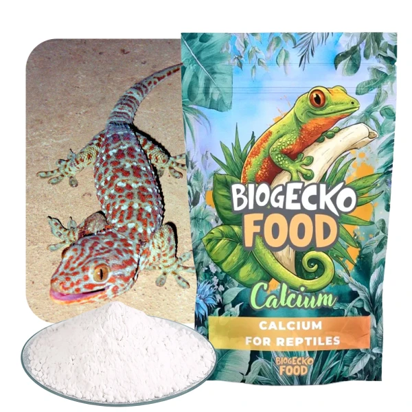 BioGecko Food Wapno dla Gadów Płazów i Ślimaków bez D3 50g