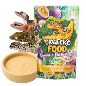 BioGecko Food Banana & Passion Fruit Pokarm dla Gekonów Orzęsionych 100g