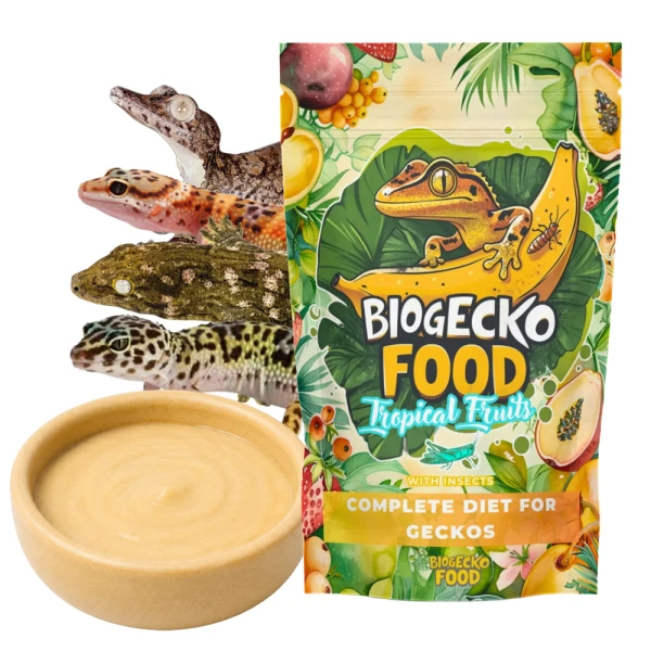 BioGecko Food Banana & Tropical Fruits Pokarm dla Gekonów 100g