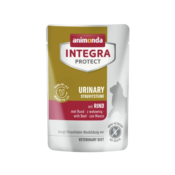 Integra Protect Urinary Struvit na tworzenie się kamieni struwitowych z wołowiną 85g