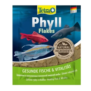 Tetra Phyll 12g Pokarm Roślinny w Płatkach dla Ryb Tropikalnych Saszetka