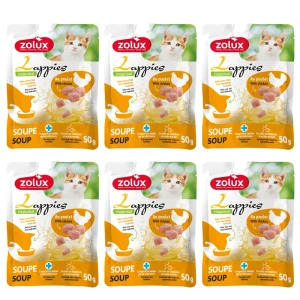 Przysmak dla Kota Lappies Zupa z Kurczakiem 6x50g ZOLUX