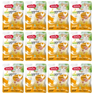 Przysmak dla Kota Lappies Zupa z Kurczakiem 12x50g ZOLUX
