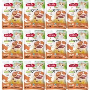 Przysmak dla Kota Lappies Zupa z Kaczką 12x50g ZOLUX