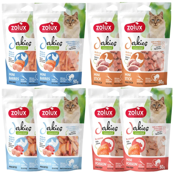 Przysmak dla Kota Jerkies MIX 8x50g ZOLUX