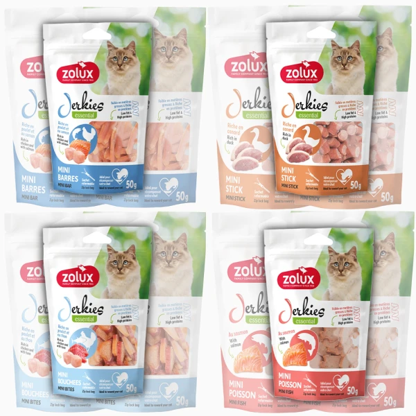 Przysmak dla Kota Jerkies MIX 12x50g ZOLUX