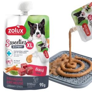 Przysmak Kremowy dla Psa SWEETIES XL z Wołowiną 90g ZOLUX