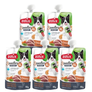 Przysmak Kremowy dla Psa SWEETIES XL z Kaczką 5x90g ZOLUX