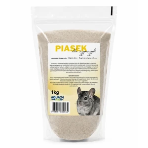 Piasek Pył Kąpielowy dla Szynszyli 1kg | Aqua24 PLUS