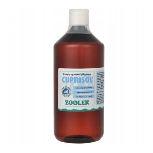 Zoolek cuprisol 1l 1000ml na pleśń oodinium i glony