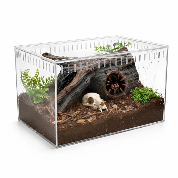 Happet Terrarium Akrylowe dla Pająka 23x16x14cm