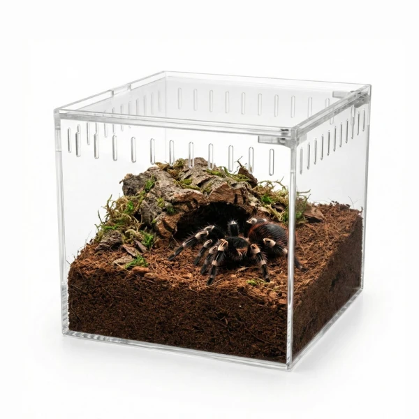 Happet Terrarium Akrylowe dla Pająka 13x11x12cm
