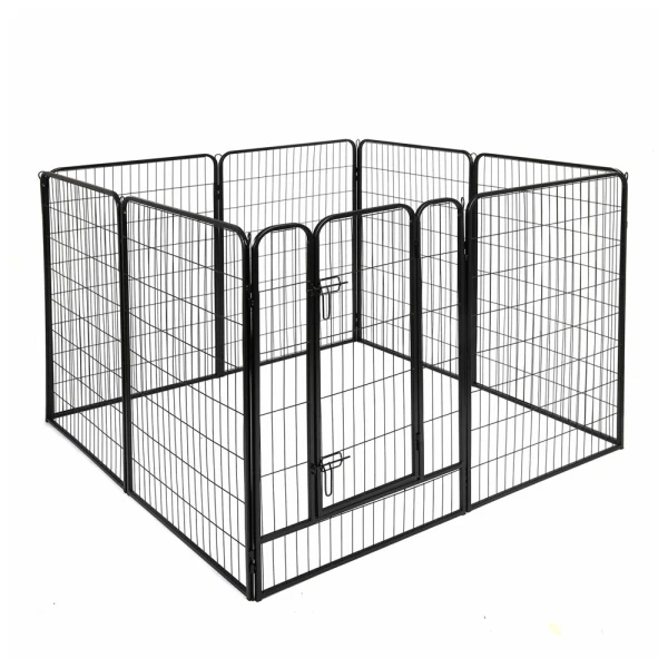 Happet Kojec Metalowy dla Psa z Progiem XL Heavy 76×120cm