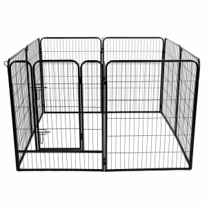 Happet Kojec Metalowy dla Psa z Progiem L Heavy 77×101 cm
