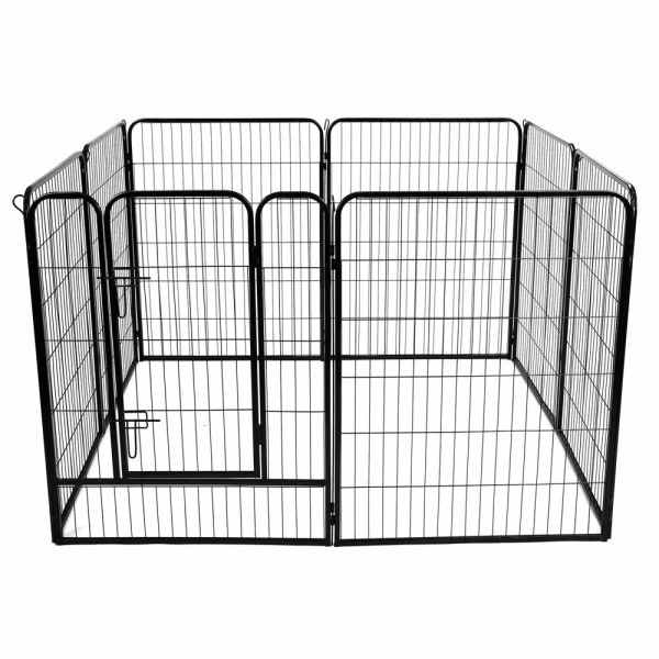 Happet Kojec Metalowy dla Psa z Progiem L Heavy 77×101 cm