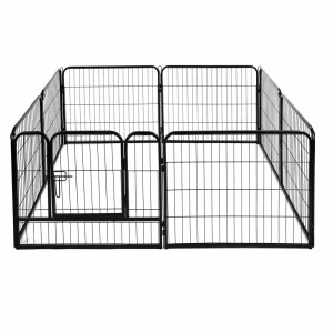 Happet Kojec Metalowy dla Psa z Progiem S Heavy 77×61 cm
