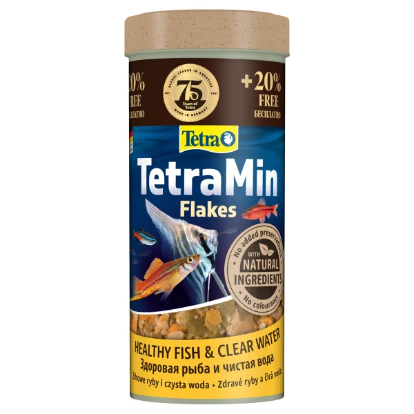 Tetra TetraMin Flakes Pokarm Podstawowy 250 ml +20% GRATIS 