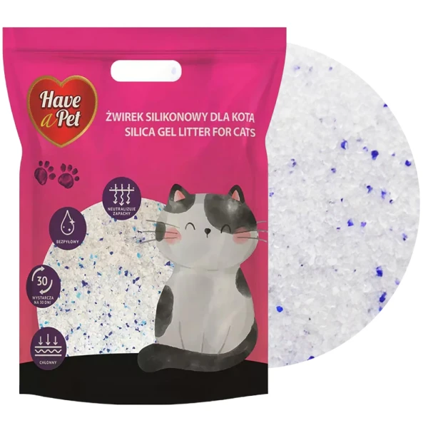 HAVE A PET Żwirek silikonowy dla Kota Silica Gel Litter 3,8L