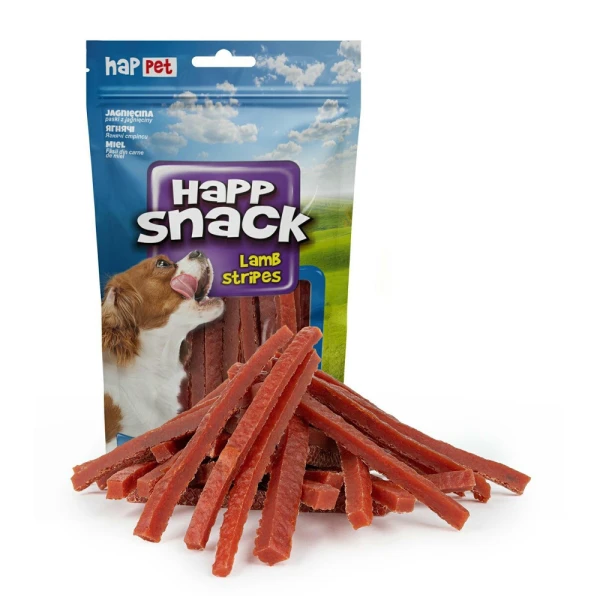Happet Paski Paseczki z Jagnięciny 70g Przysmak dla Psa