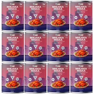 Gaczoo Miejska Miska karma mokra dla kota Kaczka pieczona Style 12x400g