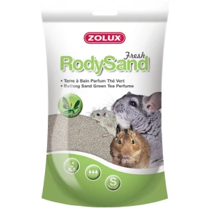 Zolux RodySand Piasek do Kąpieli dla Szynszyli Koszatniczki 2L Green Tea