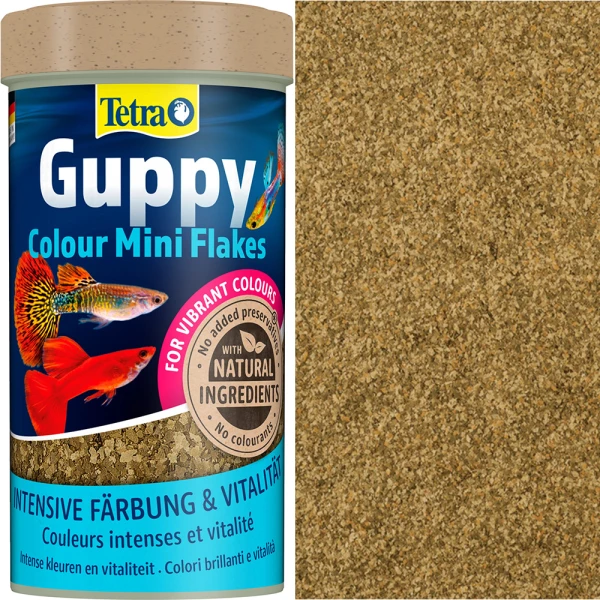 Tetra Guppy Colour 250ml 75g Pokarm Wybarwiający dla Gupików