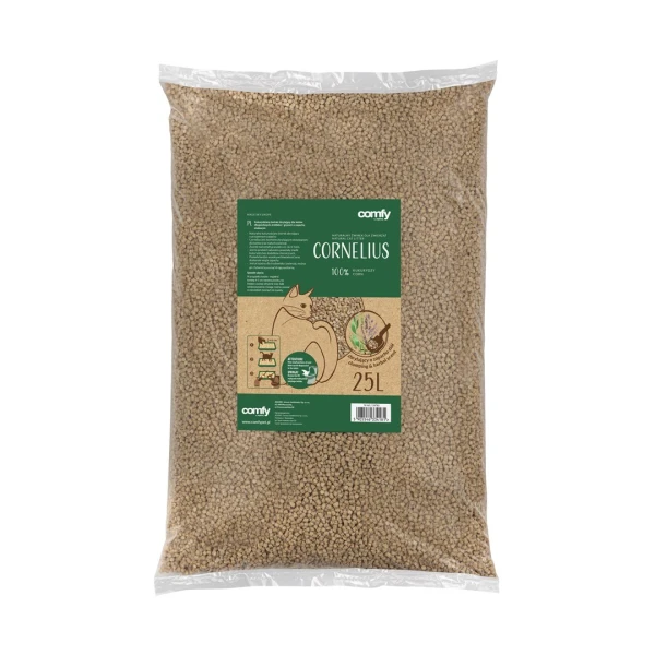 Cornelius Herbal Żwirek Kukurydziany dla Kota Zapach Ziół 25L Zbrylający