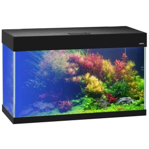 Aquael Opti Set czarny 81x36x51 akwarium 125l z oświetleniem D&N 2x14W