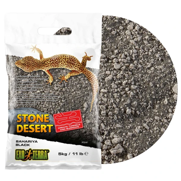 EXO TERRA Stone Desert Black 5kg Podłoże Pustynne do Terrarium