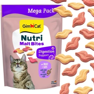 GimCat Nutri Malt Bites Całuski 425g Przysmak dla Kota z Maltą Witaminy