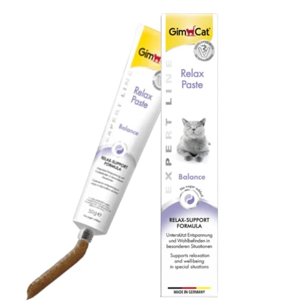 GimCat Pasta Relax Extra 50g dla Kota Antystresowa Uspokajająca Tubka