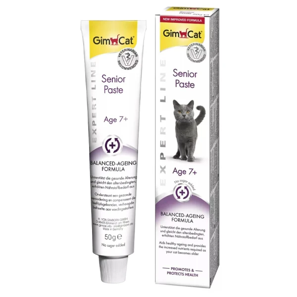 GimCat Pasta ExpertLine Senior 50g dla Kota Starszego Witaminy Witalność