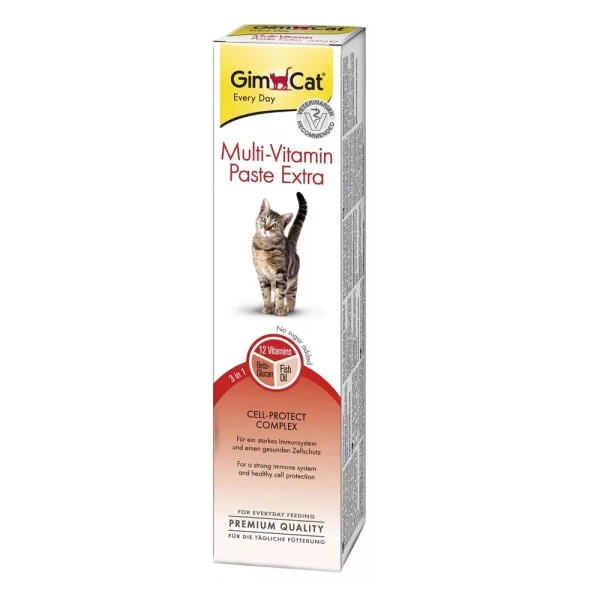GimCat Multi Vitamin Extra Pasta dla Kota 50g Witaminy Odporność Witalność