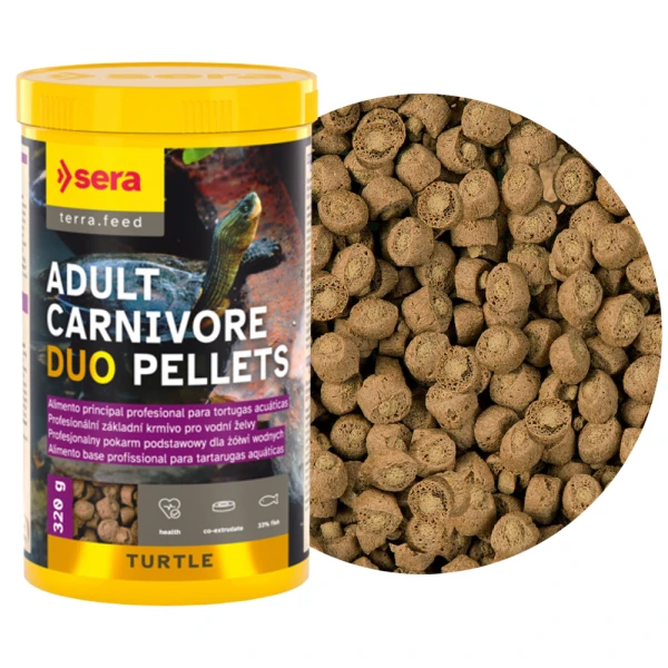 Sera Reptil Carnivor Nature Pokarm dla Żółwi Wodnych Gadów Granulat 1000ml/1L