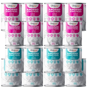 Gaczoo MONO Protein Ultra karma mokra dla psa Kangur i Kozina 16x400g