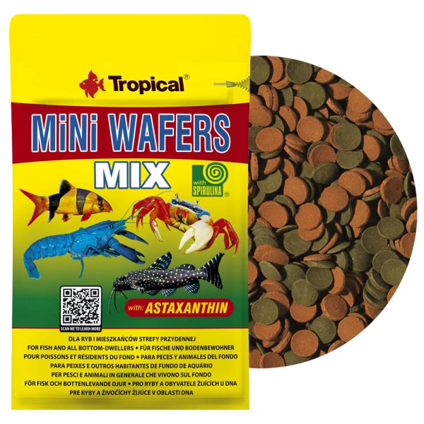 Tropical MINI WAFERS MIX Pokarm dla dennych 90g