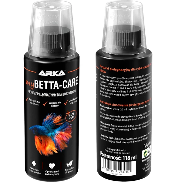 Arka myBetta-Care Preparat Pielęgnacyjny dla Bojowników z Ketapangiem 118ml