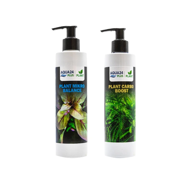 AQUA24 PLUS Zestaw Nawozów do Akwarium dla Roślin Carbo Mikro 2x250ml