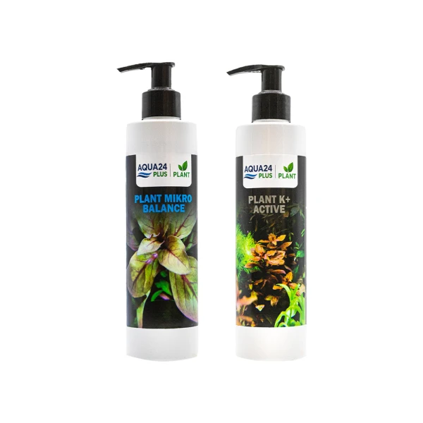 AQUA24 PLUS Zestaw Nawozów do Akwarium dla Roślin Mikro Potas 2x250ml