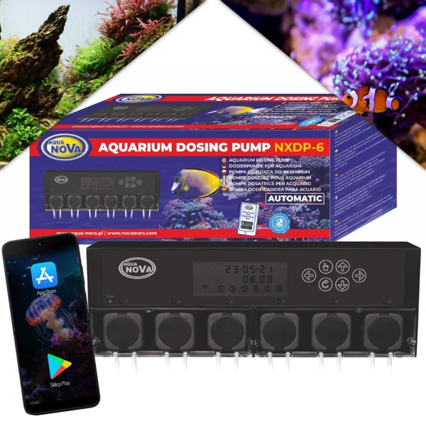 Aqua Nova NXDP-6 Inteligentna Pompa Dozująca 6-kanałowa z WiFi