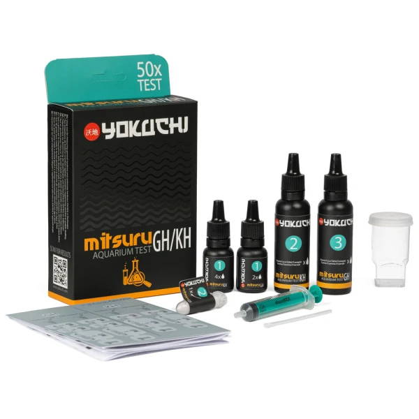 YOKUCHI Mitsuru Test GH-KH Test Twardości Wody do Akwarium Słodkowodnego